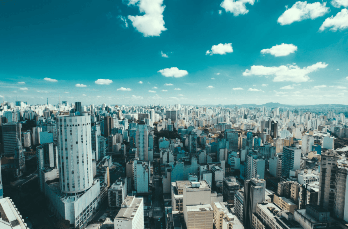 vista aerea de sao paulo